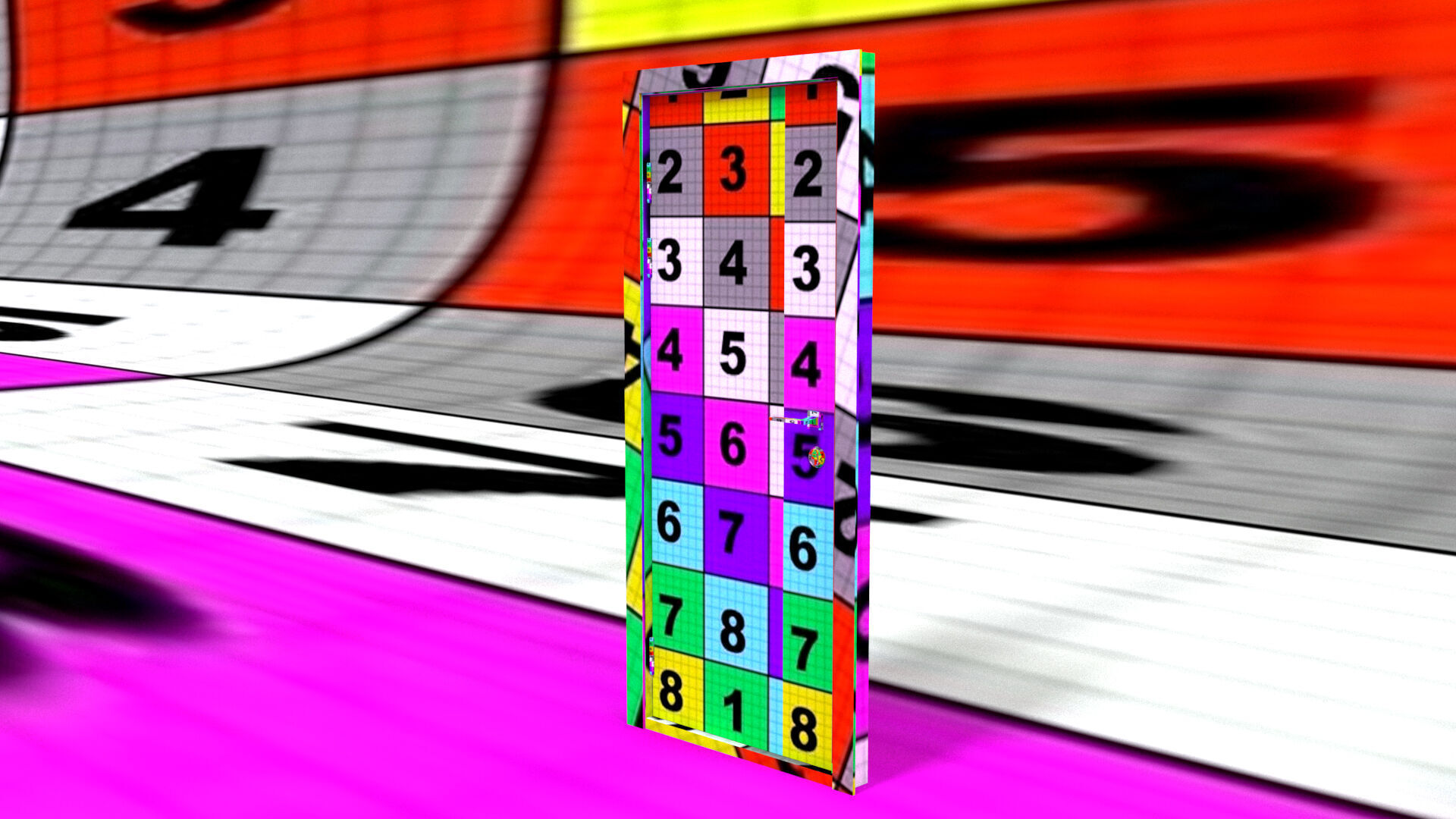 laos Front Door Low-poly 3D model_14