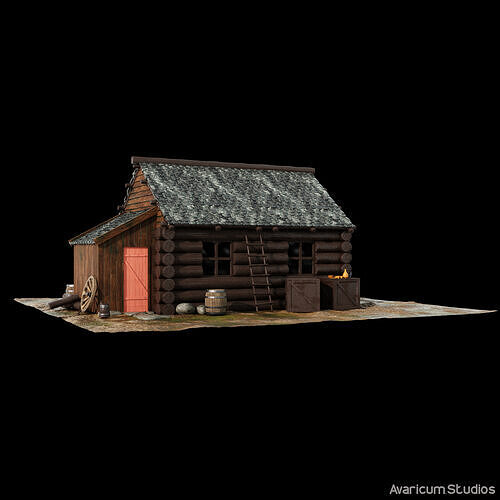 Peasants Cottage 3D model