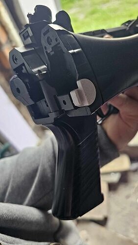 Folding stock lath - airsoft rifles 552-compatybile Free 3D print model