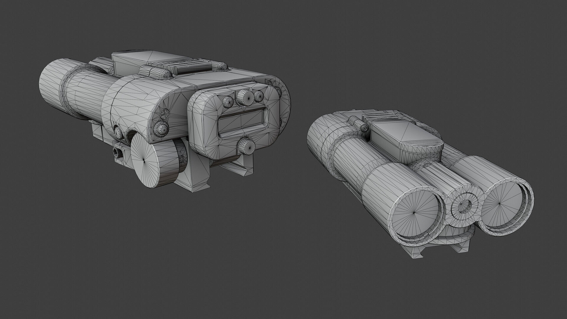 Radius Rangefinder Low-poly 3D model_7