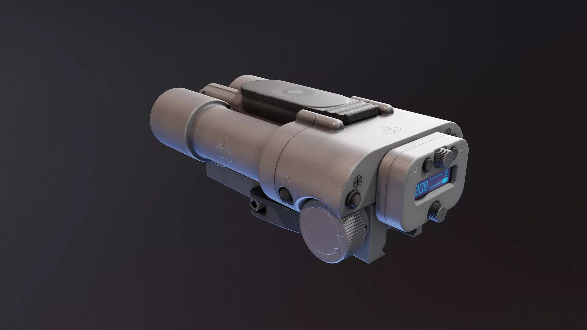 Radius Rangefinder Low-poly 3D model_0