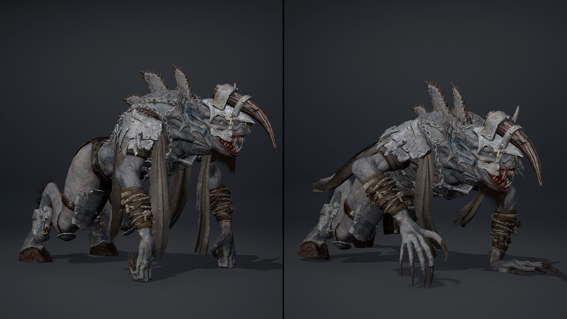 Ember Brutal Arm2 Low-poly 3D model_8