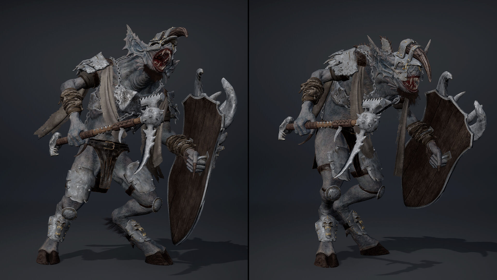 Ember Brutal Arm2 Low-poly 3D model_9