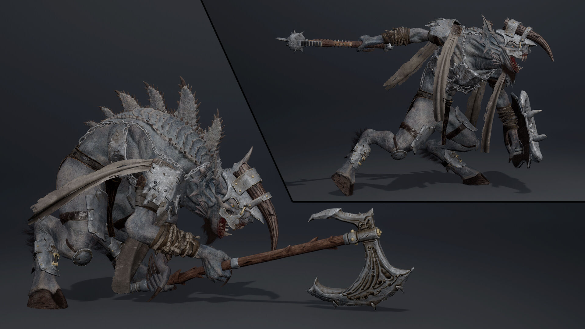 Ember Brutal Arm2 Low-poly 3D model_14