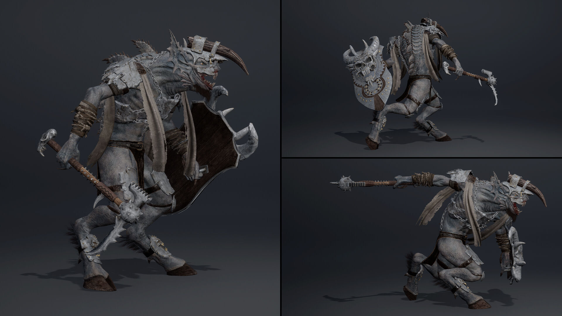 Ember Brutal Arm2 Low-poly 3D model_7