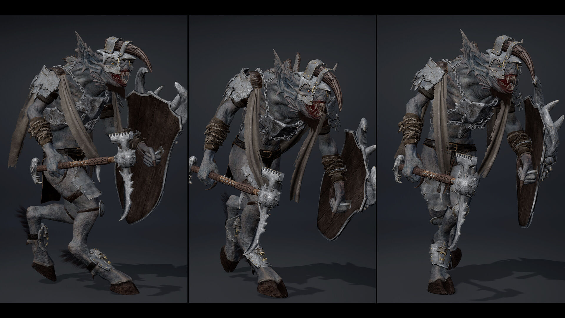 Ember Brutal Arm2 Low-poly 3D model_16