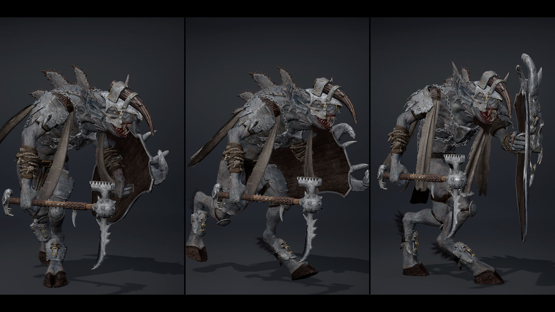 Ember Brutal Arm2 Low-poly 3D model_15