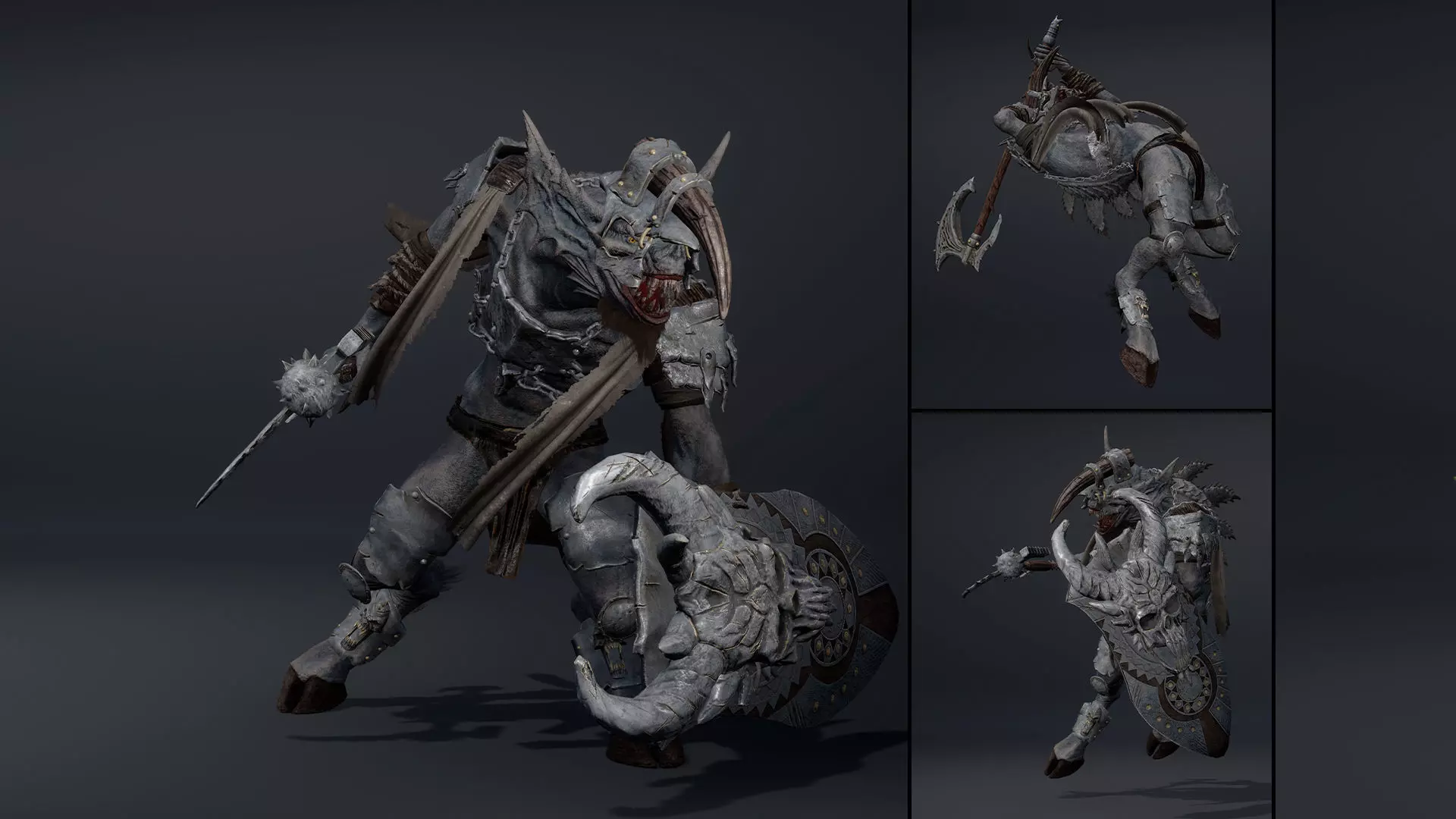 Ember Brutal Arm2 Low-poly 3D model_0