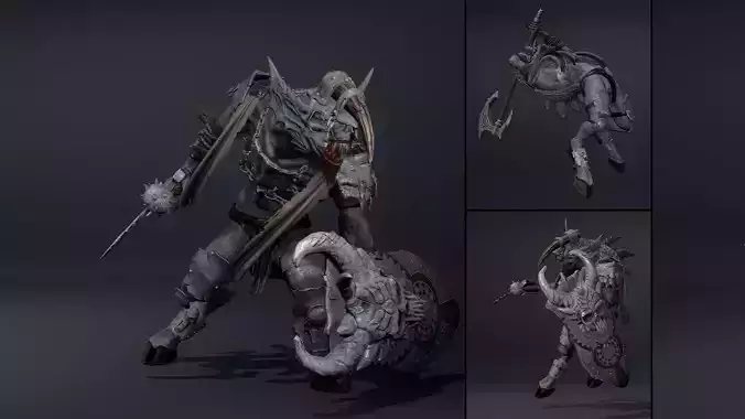 Ember Brutal Arm2 Low-poly 3D model