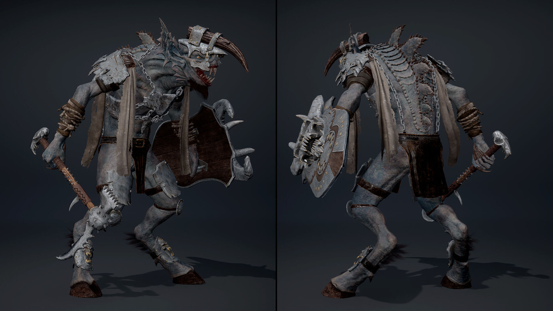 Ember Brutal Arm2 Low-poly 3D model_5