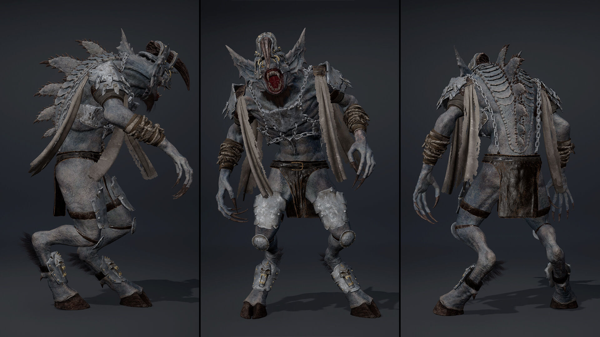 Ember Brutal Arm2 Low-poly 3D model_11