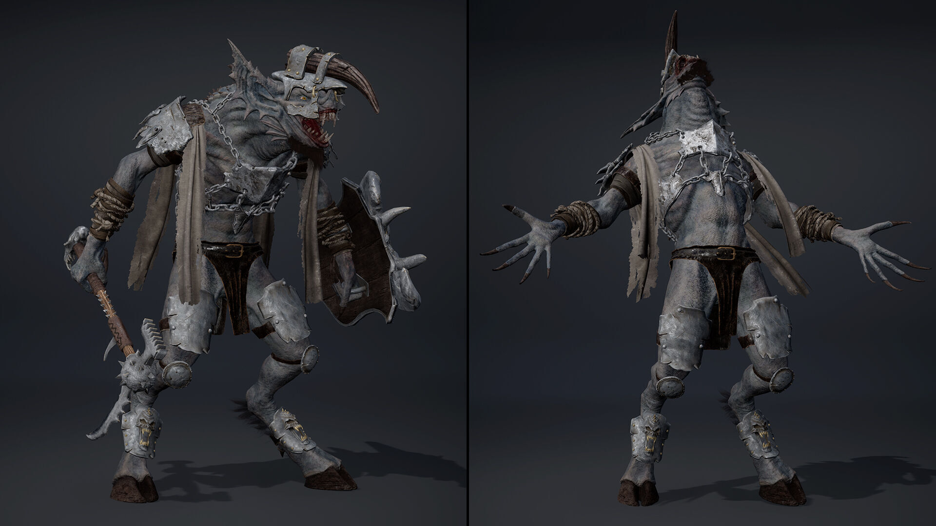 Ember Brutal Arm2 Low-poly 3D model_21