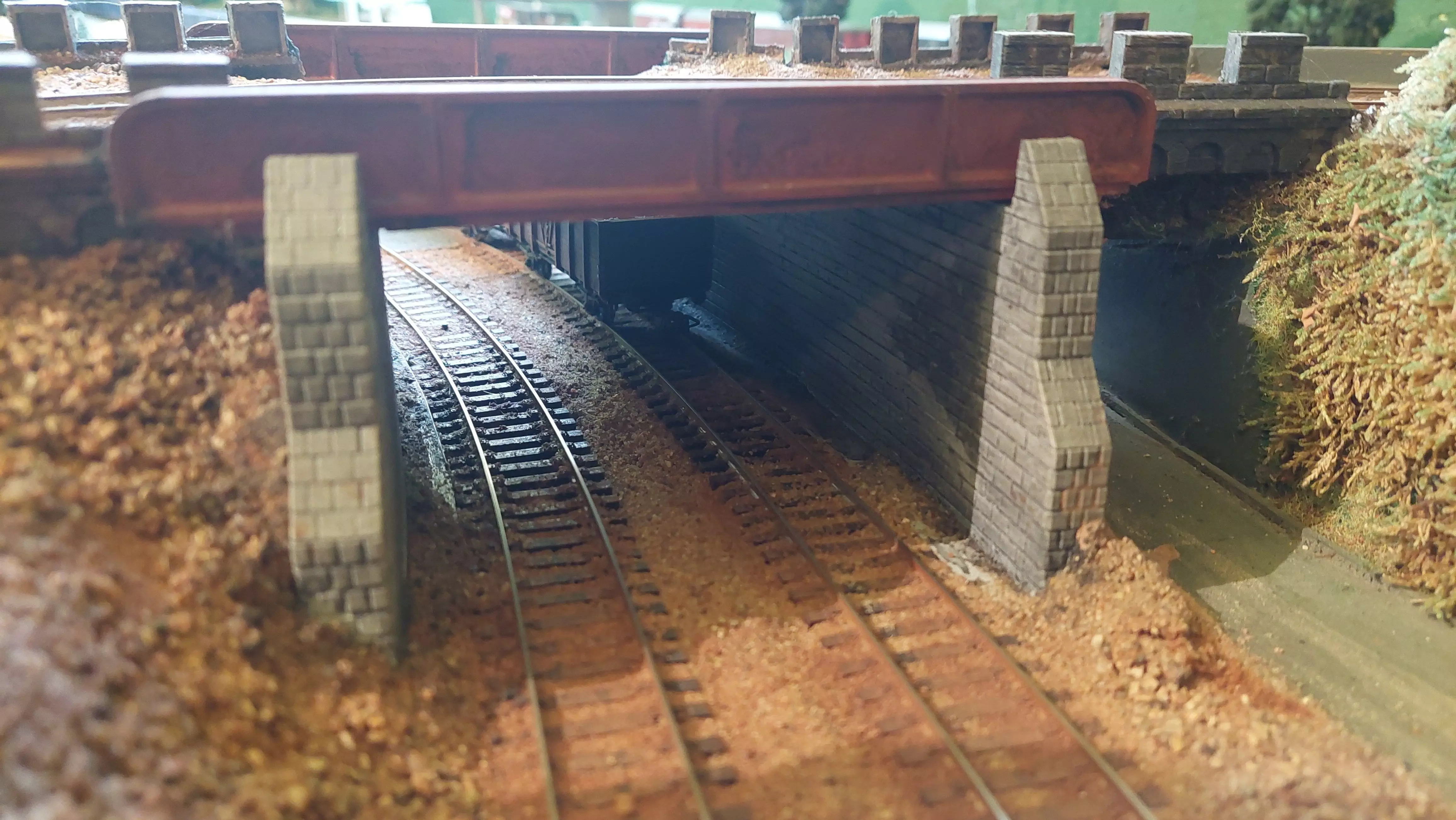 H0 scale 20 degree curved viaduct - FDM 3D print model_0