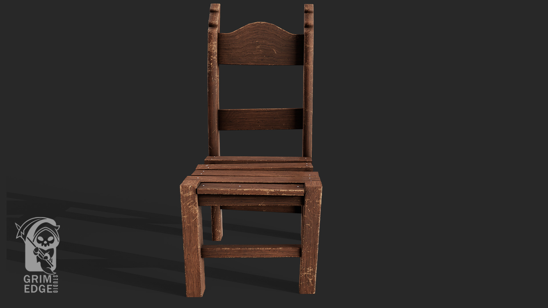 Chair Free low-poly 3D model_6