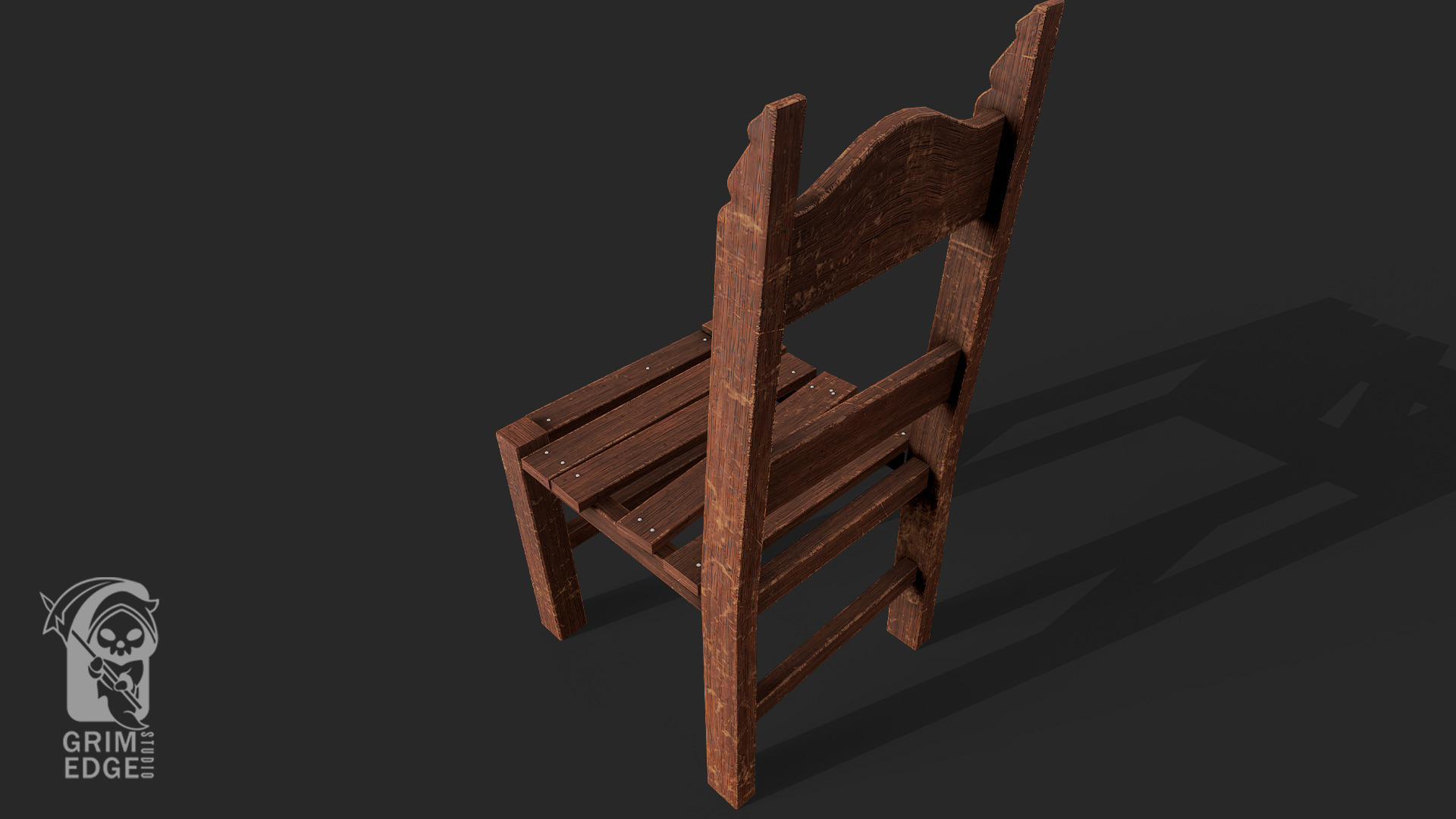 Chair Free low-poly 3D model_5