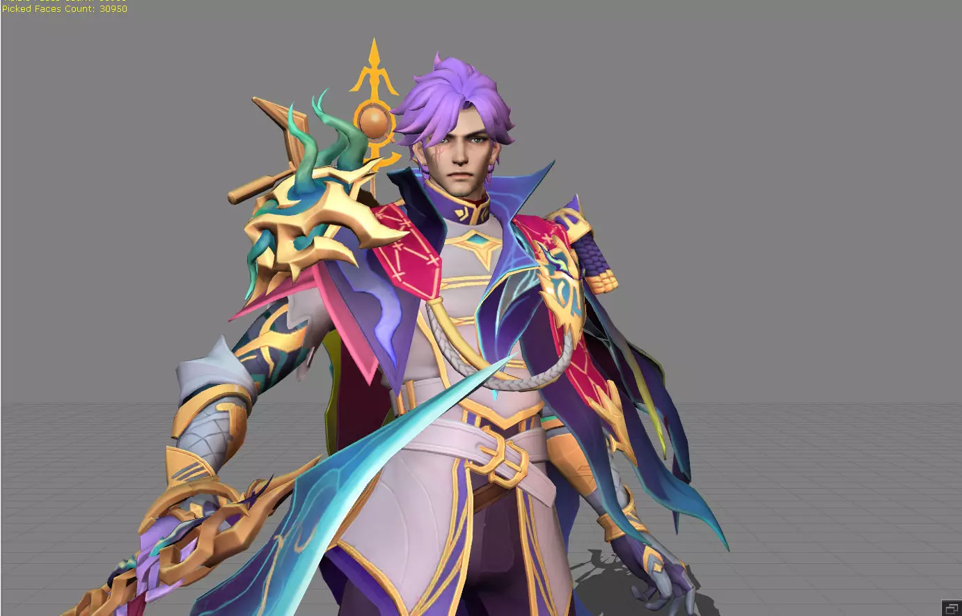 Nolan The Navigator Low-poly 3D model