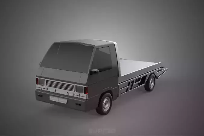 TOW TRUCK FLATBED TOWING TOWTRUCK PICK UP L300 RECOVERY VEHICLE 3D model