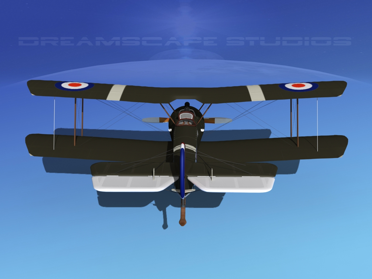 Sopwith Pup Fighter 3D model_5