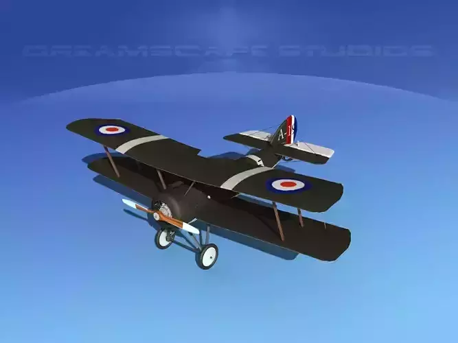 Sopwith Pup Fighter 3D model