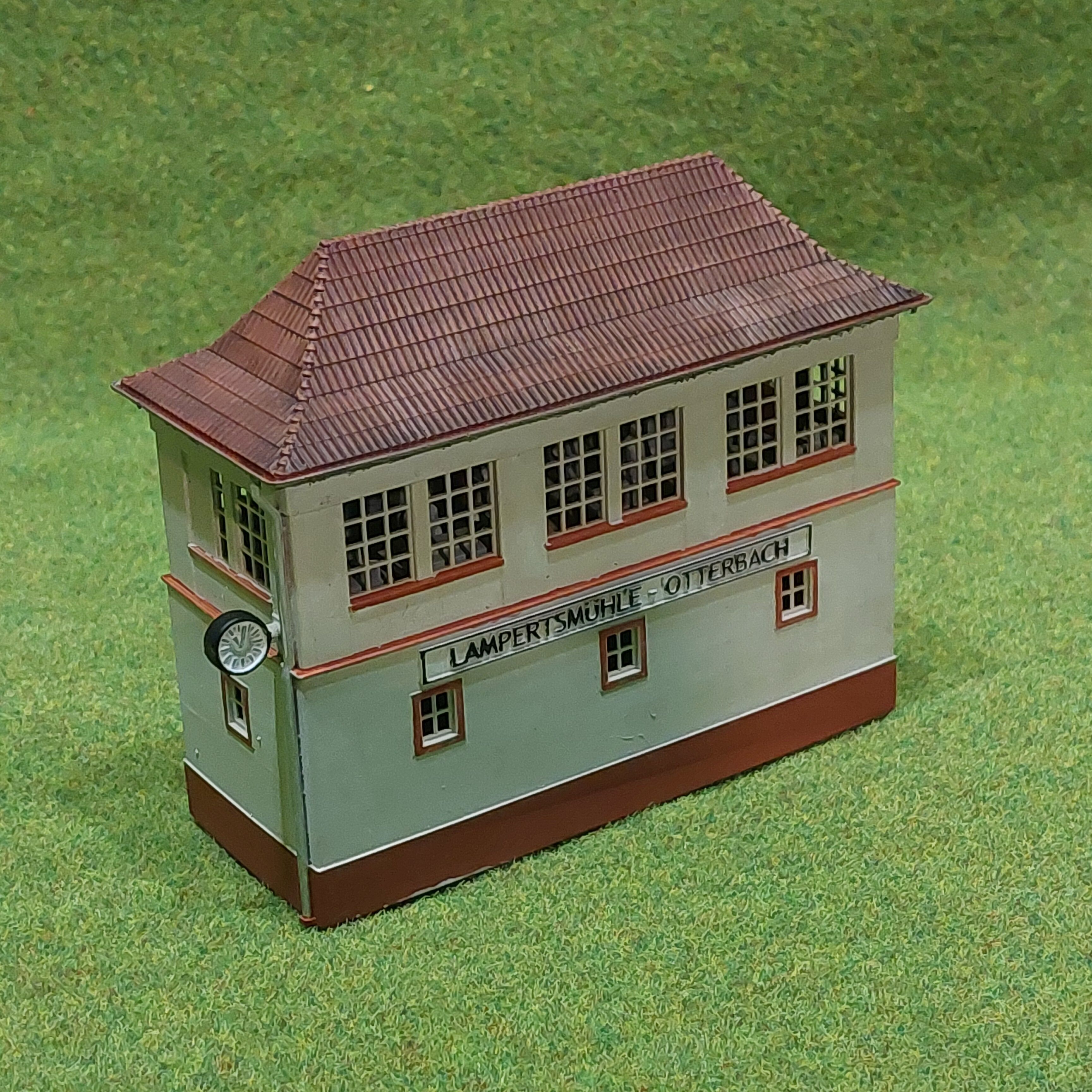 H0 scale Geraman signal box Lampertsmuchle-Otterbach - resin 3D print model_1
