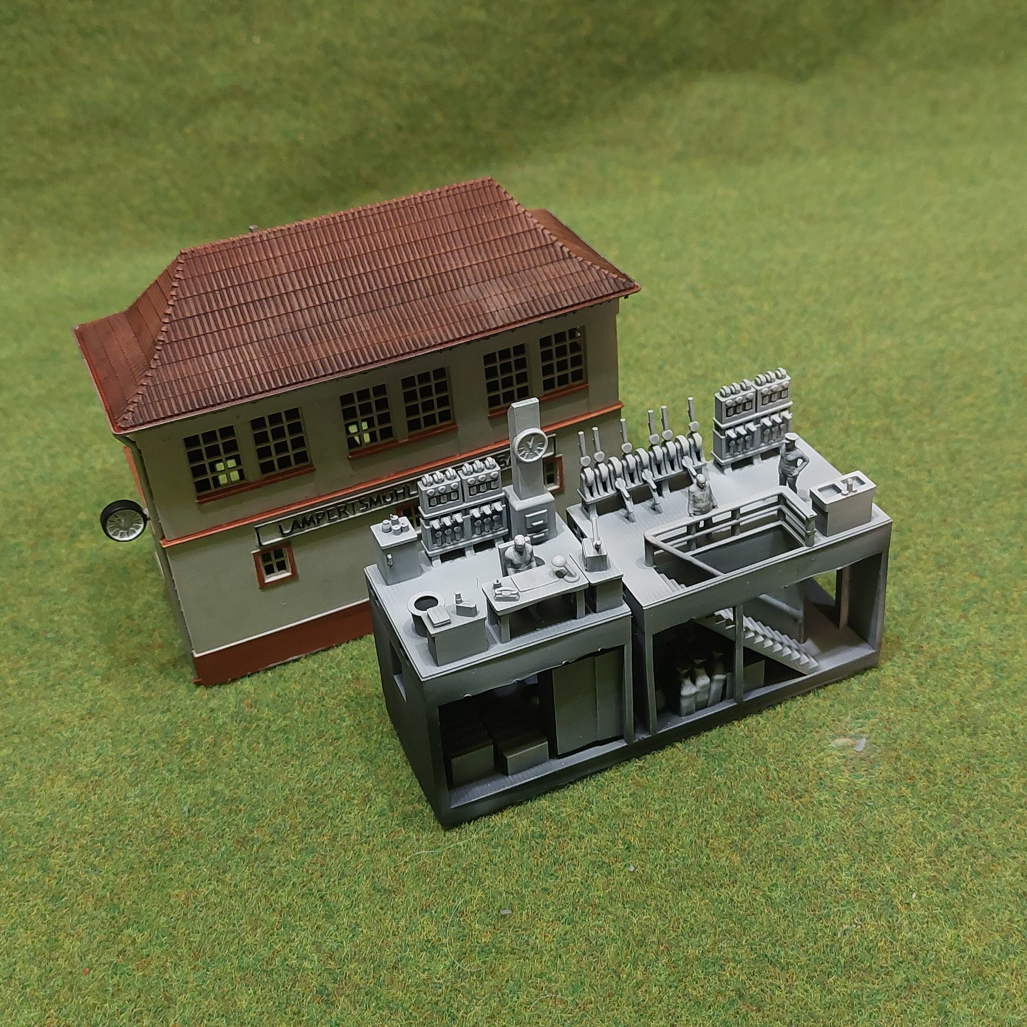 H0 scale Geraman signal box Lampertsmuchle-Otterbach - resin 3D print model_5