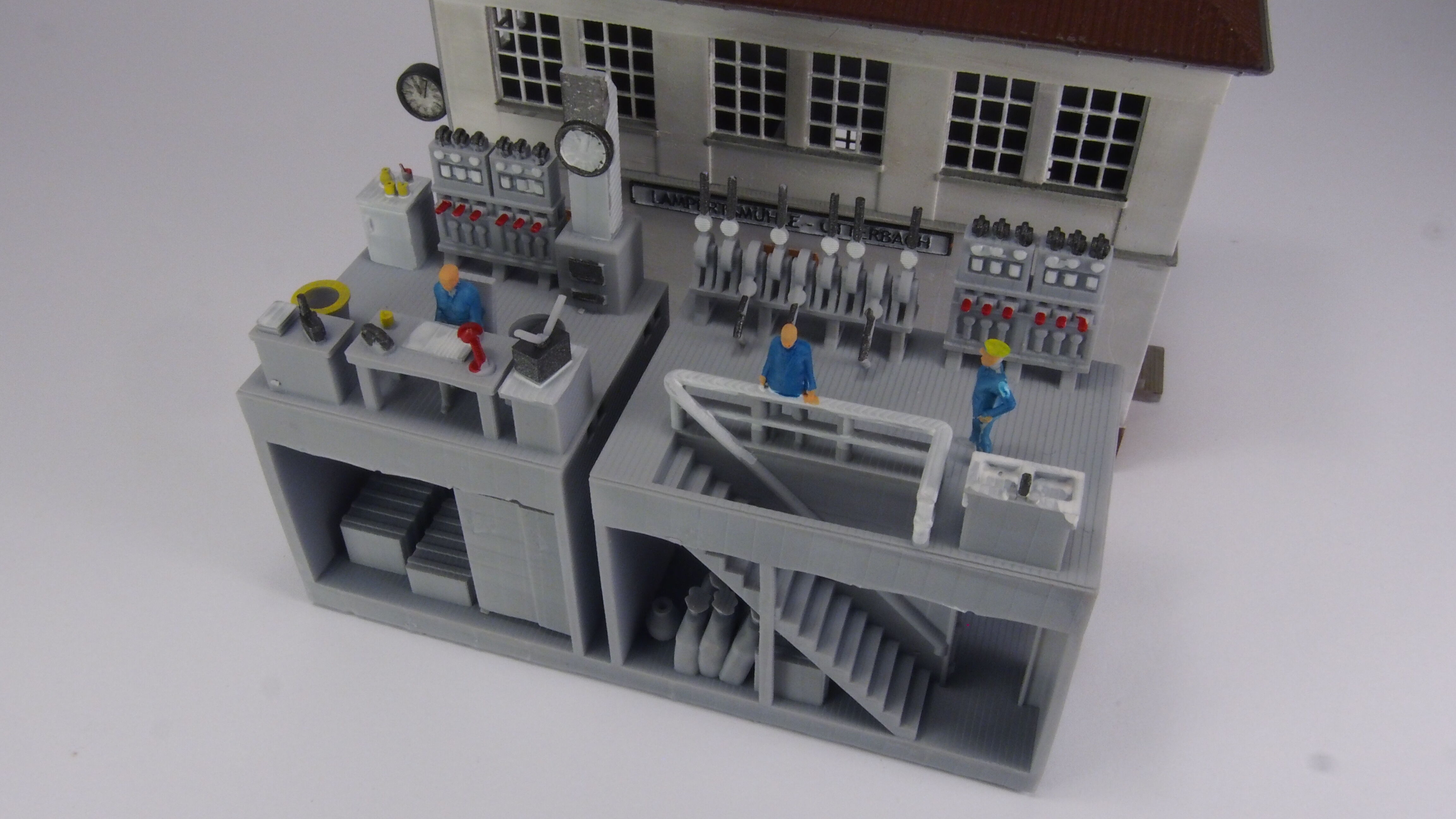 H0 scale Geraman signal box Lampertsmuchle-Otterbach - resin 3D print model_6