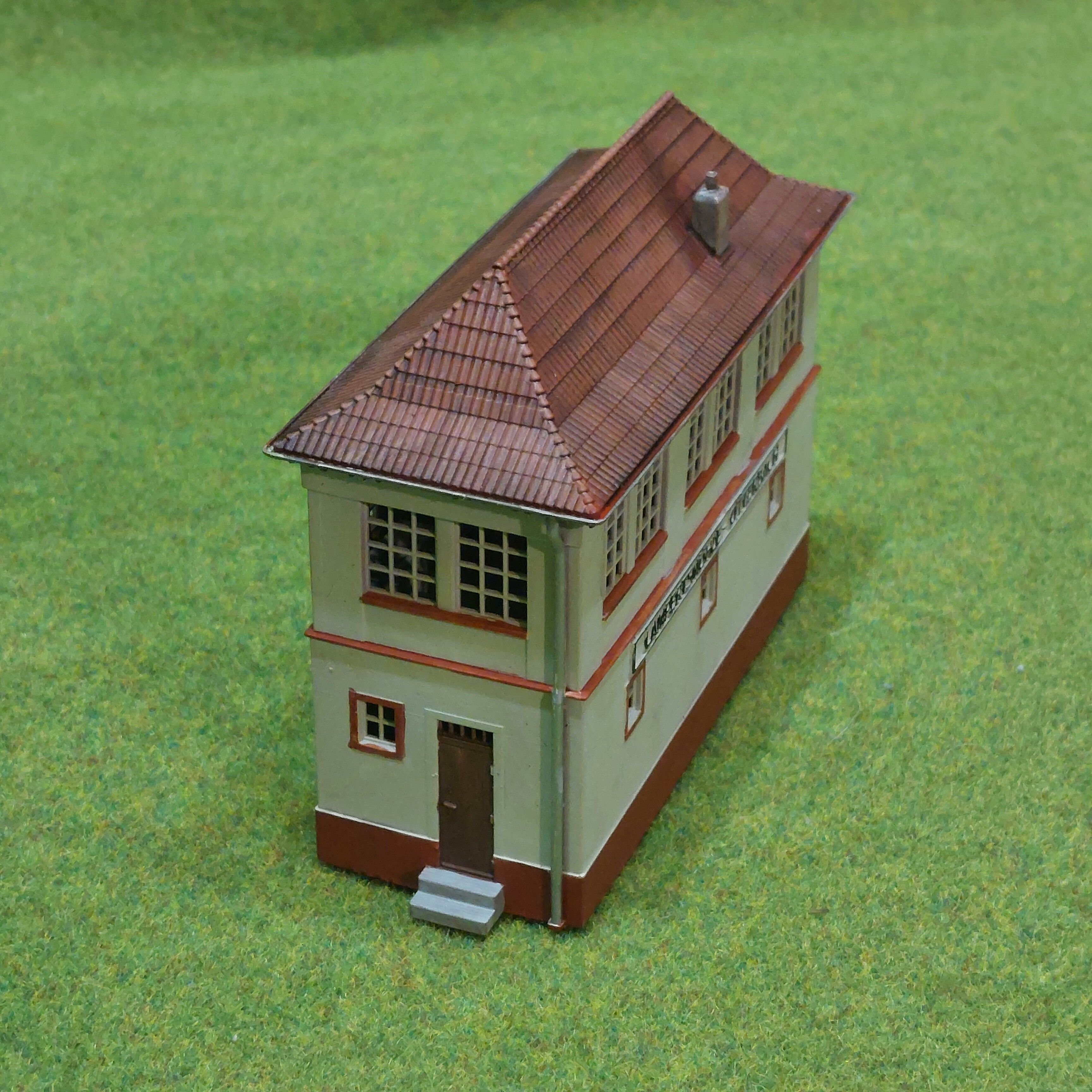 H0 scale Geraman signal box Lampertsmuchle-Otterbach - resin 3D print model_2