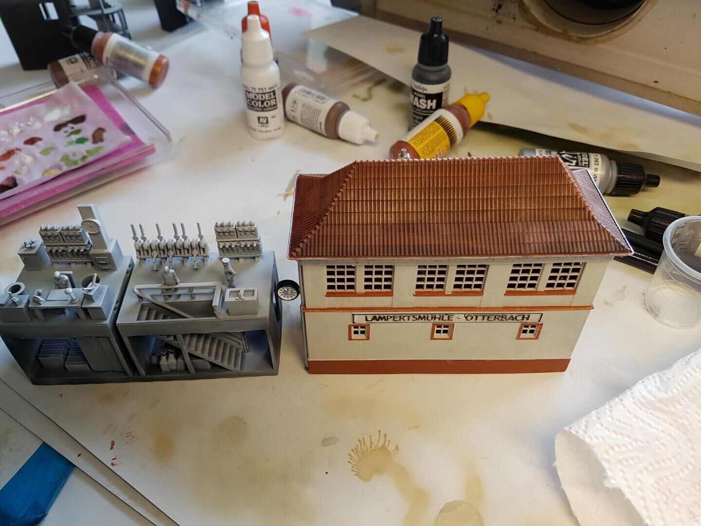 H0 scale Geraman signal box Lampertsmuchle-Otterbach - resin 3D print model_3