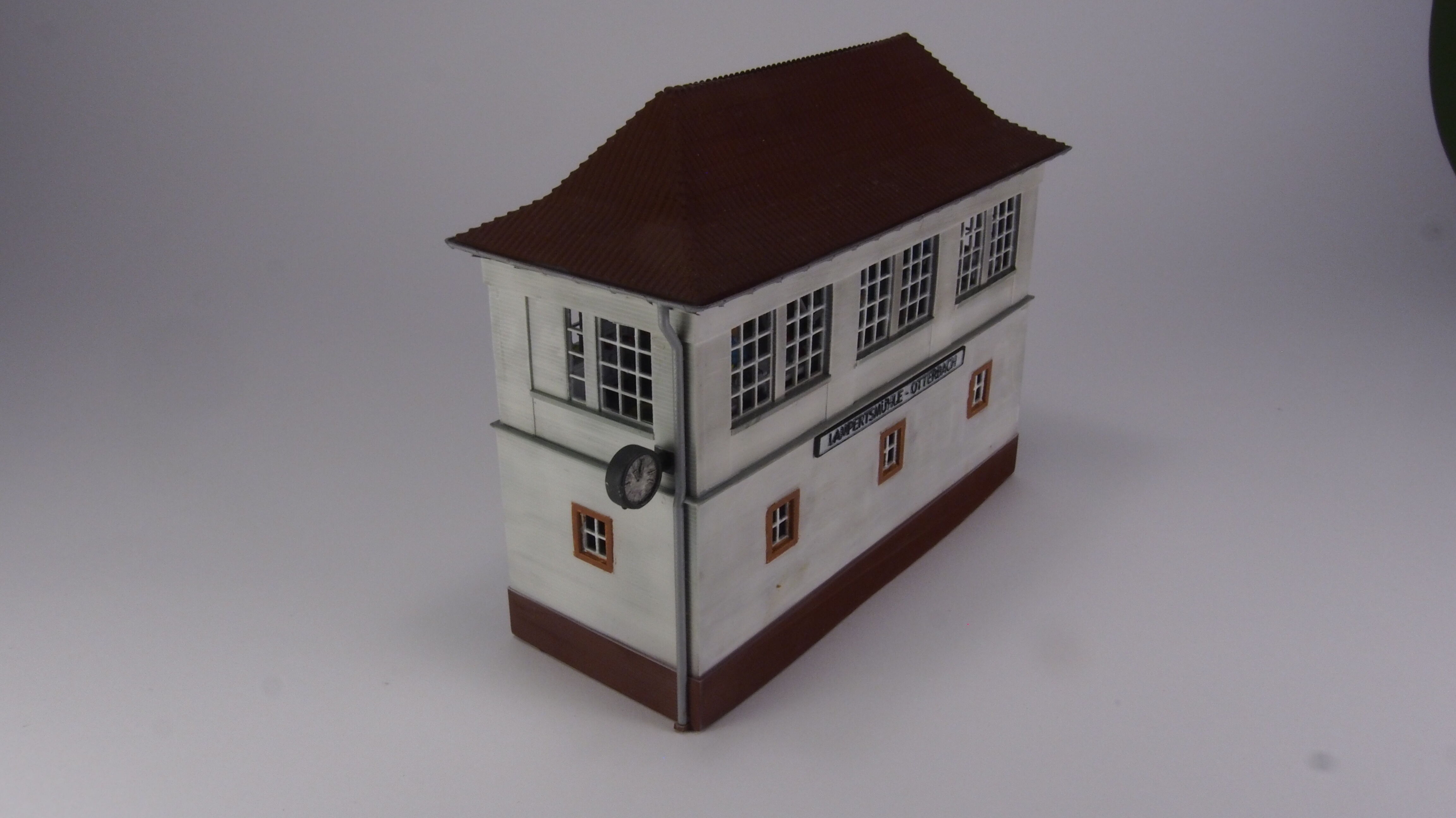 H0 scale Geraman signal box Lampertsmuchle-Otterbach - resin 3D print model_7