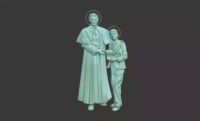 giovani bosco  baserelief 3D print model