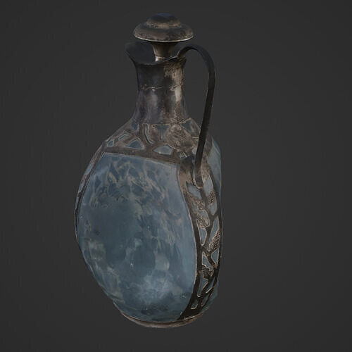 Antique Glass Jar  3D Scan 3D model