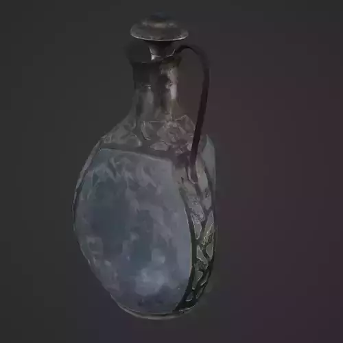 Antique Glass Jar  3D Scan