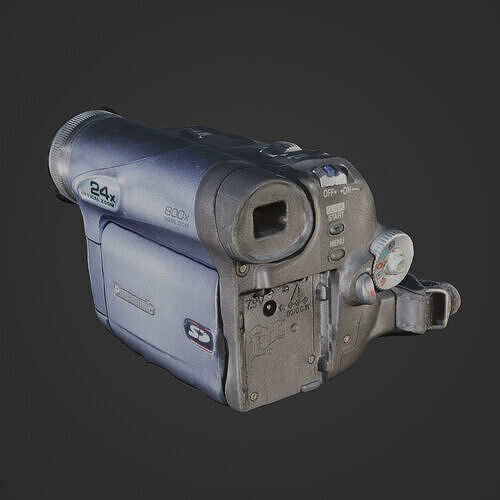 Panasonic MiniDV Camcorder  3D Scan 3D model