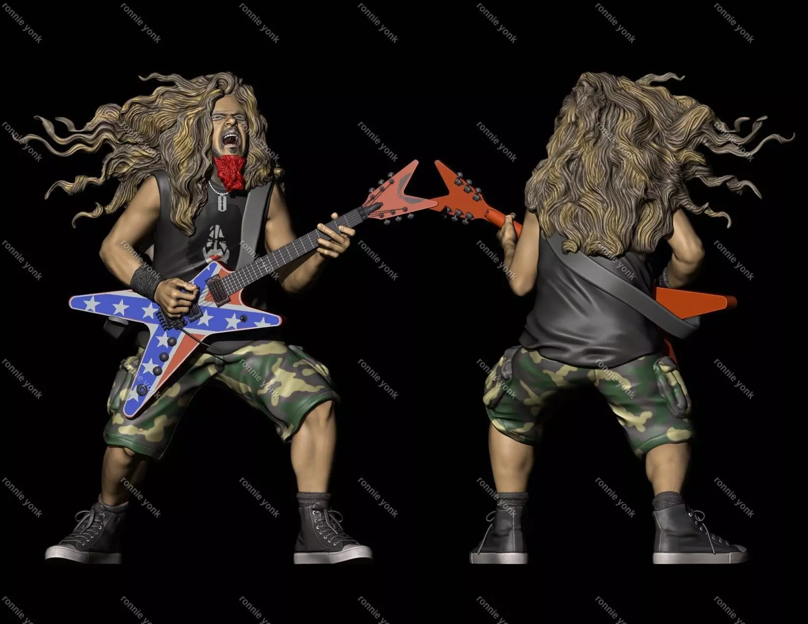 Dimebag Darrell PANTERA 3D print model