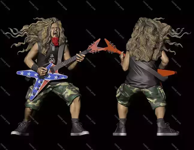  Dimebag Darrell PANTERA 3D print model