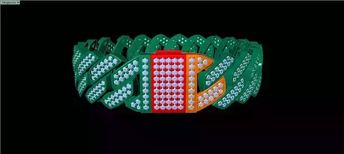 FULL LOCK BOX 16mm Wide CUBAN Link Chain - HOLLOW