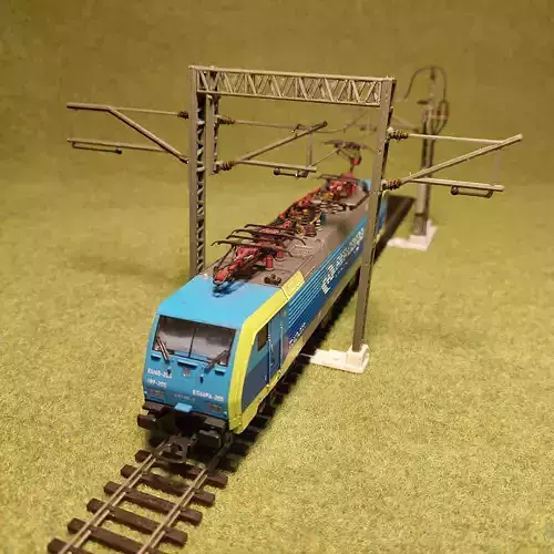 H0 scale Cantenery gate one track wide - FDM