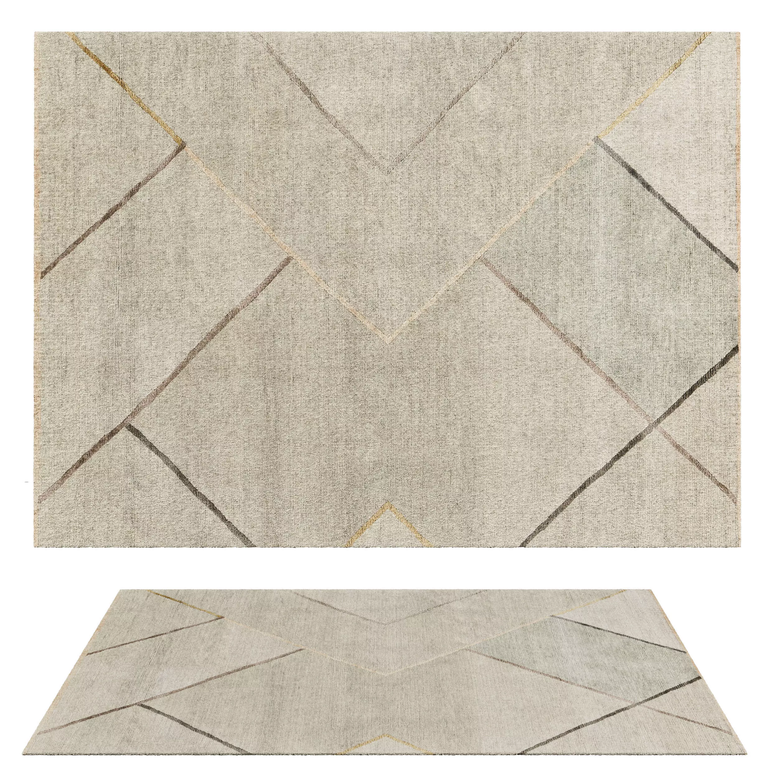 Shapes Rug 3D model