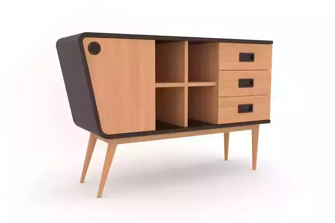 Mid-Century Modern Credenza Helsinki