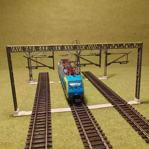 H0 scale Cantenery Gate three track wide - FDM