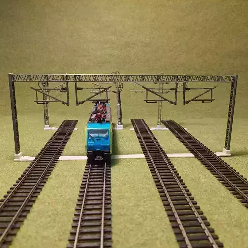 H0 scale Cantenery Gate four track wide - FDM