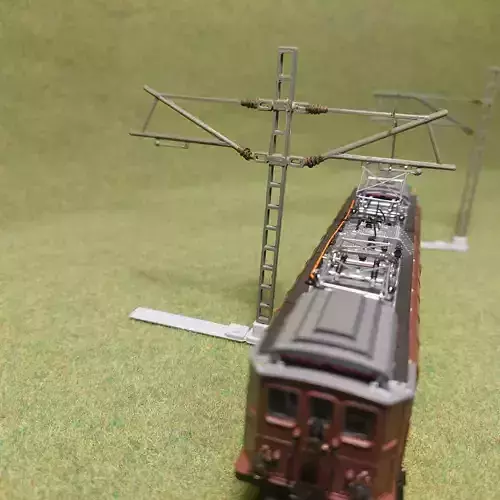 H0 scale Catenery Poles set type B1 to B9 - FDM