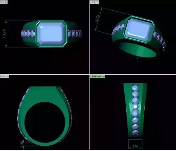 Custom Ring For Wedding