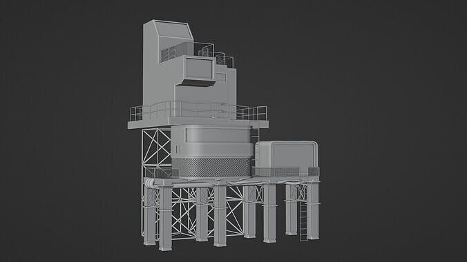 Stack building 3D model 6