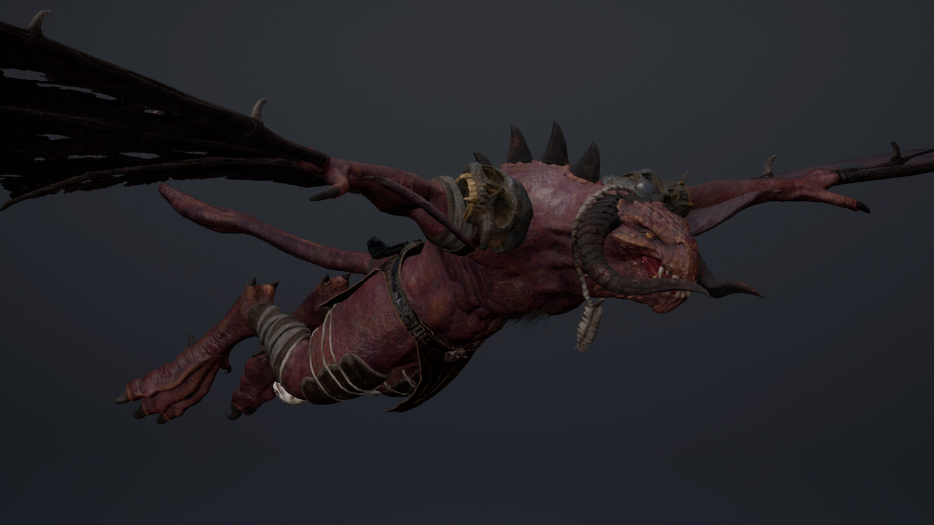 Ghosttail 1 Brutal Low-poly 3D model_7