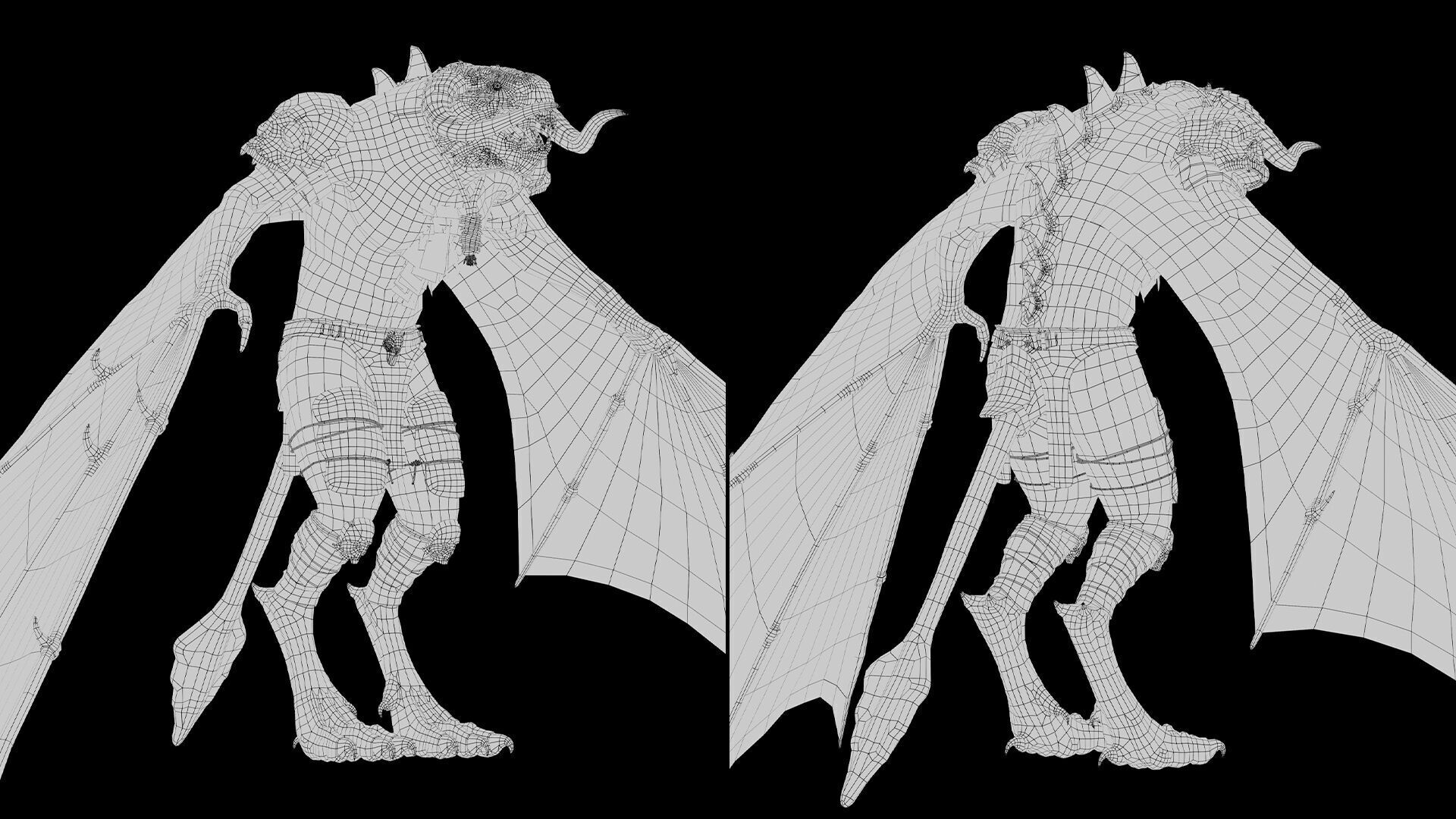 Ghosttail 1 Brutal Low-poly 3D model_15