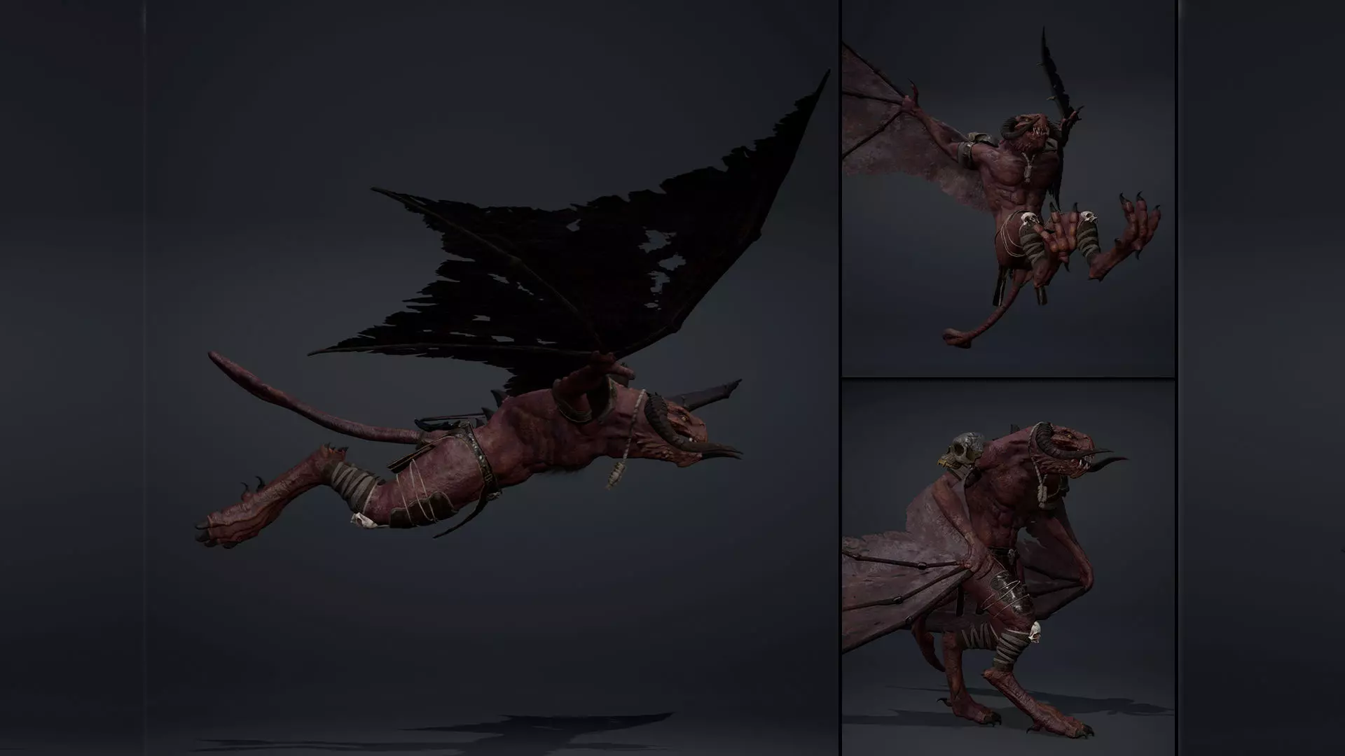 Ghosttail 1 Brutal Low-poly 3D model_0