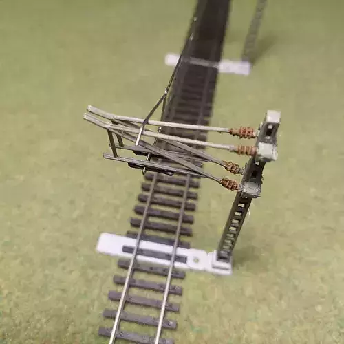 H0 scale Catenery Double Hanger Pole type C7 - FDM