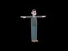 Stylized 3D Teacher Character - Male Cartoon Educator in T-Pose 3D model_1