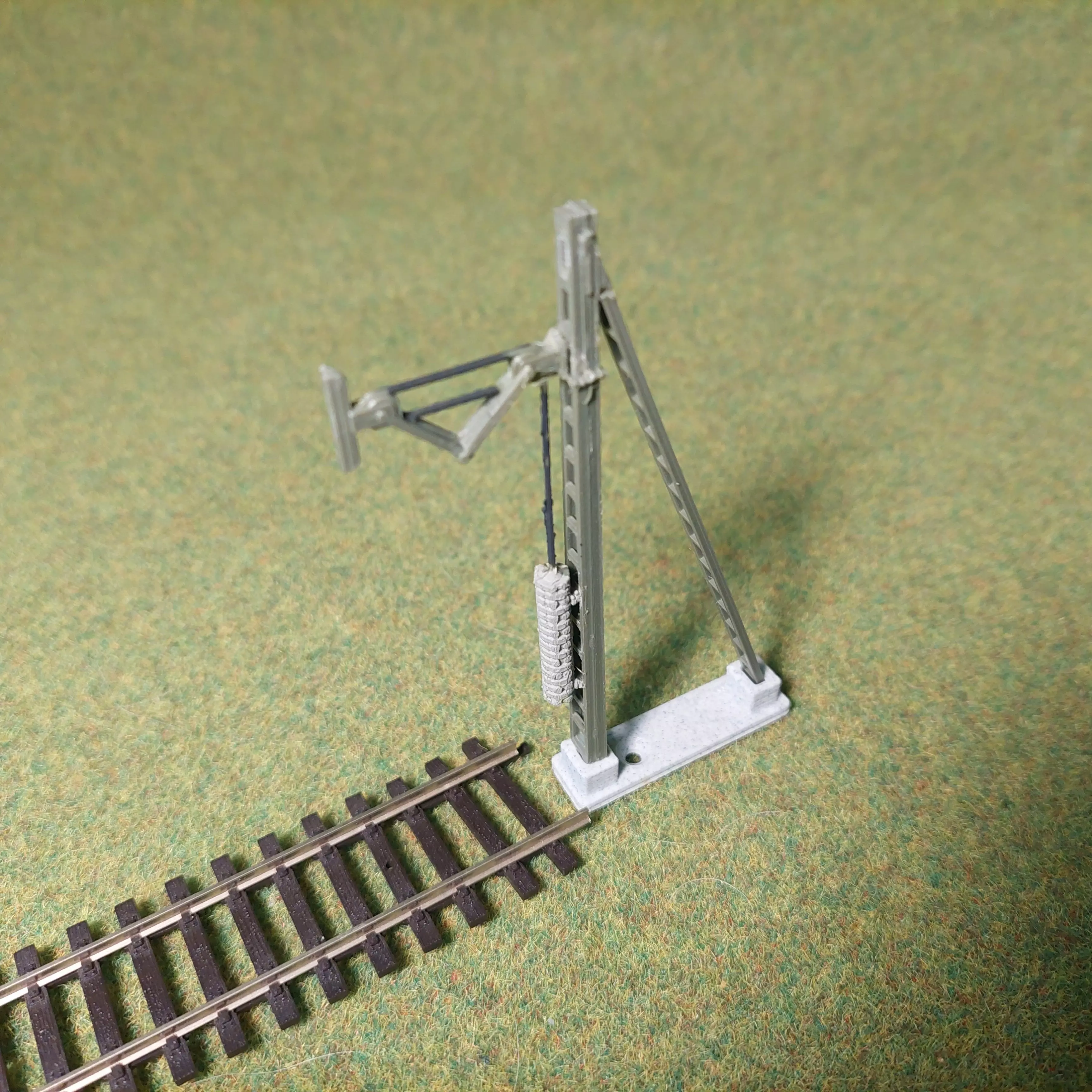 H0 scale Catenery Tension Pole End type C9 - FDM 3D print model_0